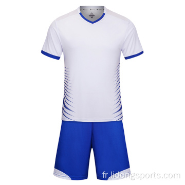 Wholesale Jersey de football peu coûteux Uniforme de football complet